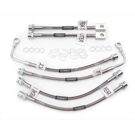 Russell/Edel Braided Stainless Steel Brake Line R62-692290